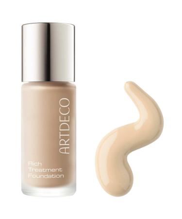 ARTDECO Rich Treatment Foundation - Liquid waterproof cream foundation - 1 x 20 ml 28 - light porcelain