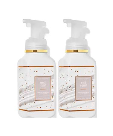 Bath and Body Works White T-Shirt Gentle Foaming Hand Soap 8.75 Ounce 2-Pack (White T-Shirt) 1.25 pounds White T-Shirt 8.75 Ounce