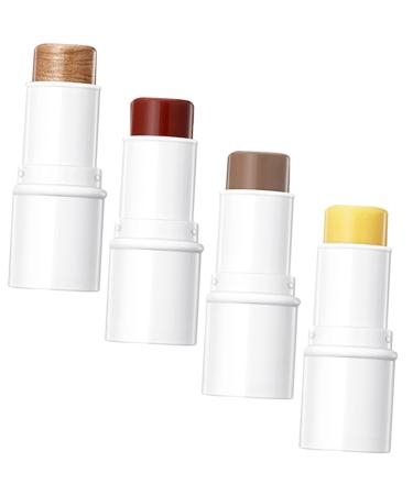 Gogogmee 1 Set Contour Stick Face Highlighter Stick Blush Makeup Stick Contour Makeup Blush Stick Contour Kit Contouring Makeup Kit for Beginners Contouring Stick Face Contouring Makeup Kit