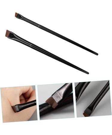 Baluue 6 Sets Eyeliner Brush Makeup Brush Eye Liner Wands Eyebrow Brush Spoolie Ear Black Wood - Buy Online on SooperMarket.com