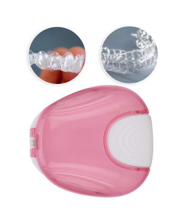 Portable Waterproof Denture Storage Box for Teens & Adults - Pink | Durable & Travel-Friendly  - Buy Online on SooperMarket.com
