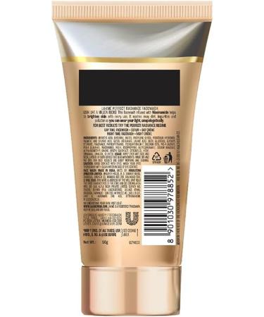 Lakme Absolute Perfect Radiance Skin Lightening Facewash 50g - Buy Online on SooperMarket.com