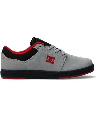DC Shoes Boys Crisis 2 Sneaker - Grey Red | Size 39 EU | Stylish & Durable International Shipping - Buy Online on SooperMarket.com