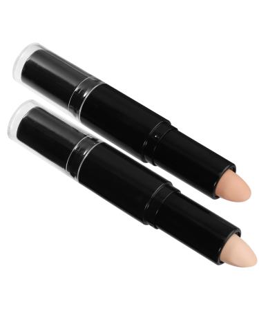 Mikinona 2pcs Contour Stick Contouring Stick for Makeup Contouring Stick for Face Concealer Stick for Makeup Highlighter Stick for Face Makeup Concealer Stick Women Makeup Supplies