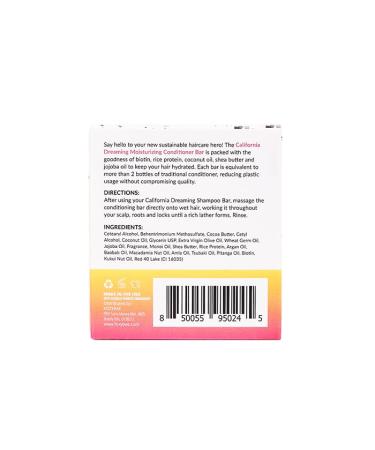 FoxyBae Conditioner Bar - Biotin Rice Protein Coconut Oil & Jojoba Oil - Sulfate & Paraben Free - Solid Hair Conditioner for Men & Women - 2 oz - Buy Online on SooperMarket.com