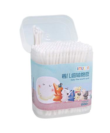 Stobok cleaning turns 400 pieces baby cotton swab ear nose cleaning q tips earphones swab for toddlers toddlers children children cotton buds cleaner