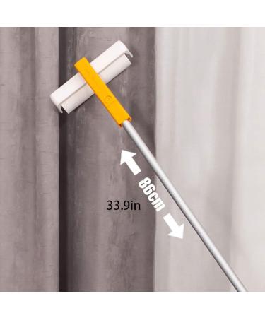 16cm Large Surface Lint Roller - Extendable Handle 60 Sheets Fur Removal Tool for Home & Travel (Yellow - Buy Online on SooperMarket.com