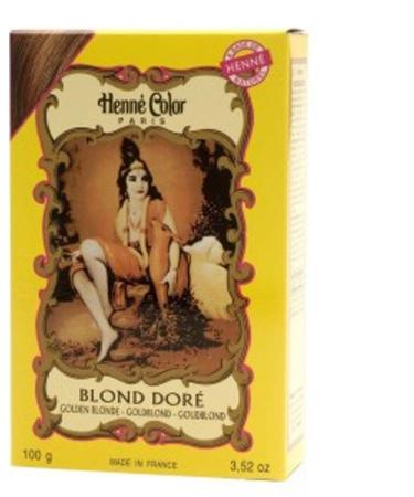 Henn Color: Golden Blonde (golden blonde) Henn Color (100 g) gold 100 g (1 pack)