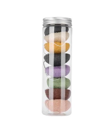 FILFEEL Facial Cleansing Sponge Set - 8PCS 100% Konjac Sponges for Gentle Face and Body Wash - Buy Online on SooperMarket.com