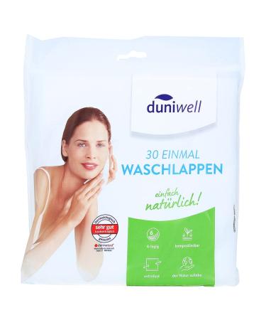 duniwell Gentle clean Einmalwaschlappen 30 Piece