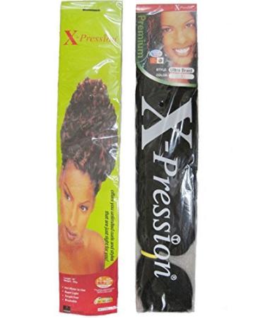 X-pression Premium Original Ultra Braid - Color 2 (Pack of 3) | Buy Online - Buy Online on SooperMarket.com