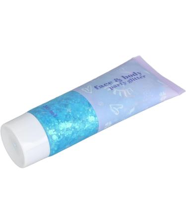 Body Glitter Gel - Versatile Face & Body Art for Festivals Parties & DIY Crafts | Vibrant Blue Color - Buy Online on SooperMarket.com