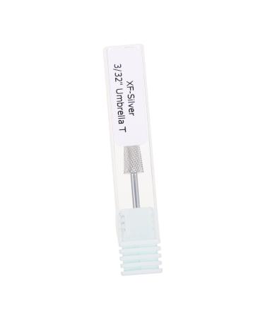 JECOMPRIS Nail Polisher Nail Art Drill Bit Nail Drill Head Carbide Drill Bit Carbide Nail Drill Bit Manicure Pedicure Bit Electric Nail File Manicure Supplies Polishing Head Nail Bit Plastic