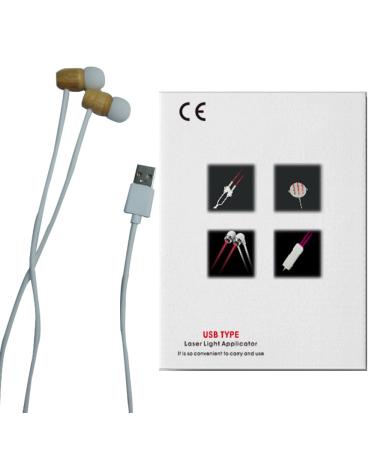 Red Light Therapy Device for EAR Lightweight 650nmTreatment Device with earphone Low Level Therapeutic Apparatus