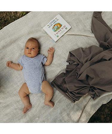Boba Wrap Baby Carrier - Stretchy Sling for Newborns up to 35 lbs (Grey) - Buy Online on SooperMarket.com