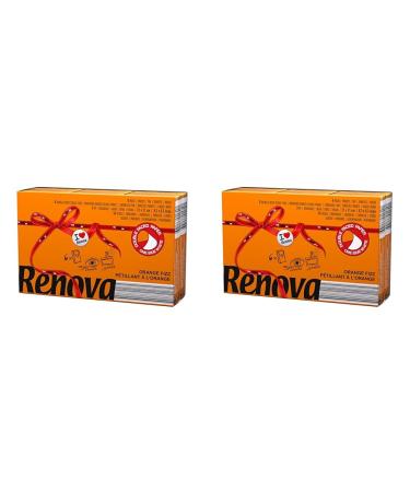 RENOVA ORANGE FIZZ Pocket Tissues 6 Packs (Pack of 2) Regular (Pack of 2)
