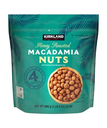 Kirkland Signature Honey Roasted Macadamia Nuts, 24 Ounce, 1.5 Pound (Pack of 1)