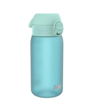 Ion8 Kids Water Bottle 350 ml/12 oz Leak Proof Easy to Open Secure Lock Dishwasher Safe BPA Free Carry Handle Hygienic Flip Cover Easy Clean Odour Free Carbon Neutral Sonic Blue 350ml OneTouch 2.0