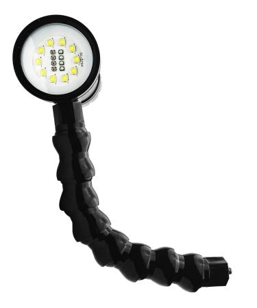 Movo LED-WP5K Ultra-Bright Waterproof Light for Underwater Photo and Video - 5000 Lumen Underwater LED Light with Extension Arm- Action Camera Light for Scuba and Snorkeling