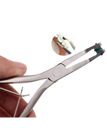 Iksvmsis dentiers children stainless steel tooth cutters temporary crown remover tweezers Instrument Tools Professionel Dental Temporary Tools for Dentists