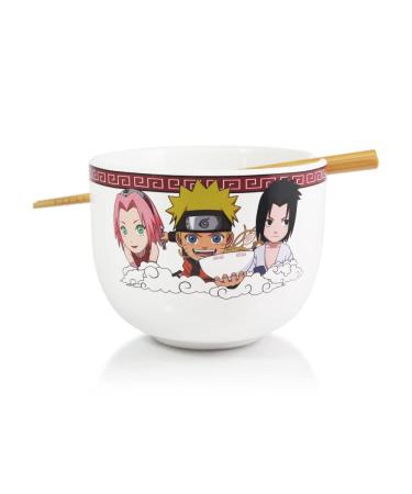 JUST FUNKY NARUTO - Bol Ramen avec Baguette 470ml - Team Seven