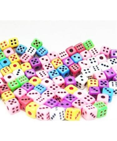 SmartDealsPro 100 Assorted Mini Dice Set - 1/5 5mm D6 Game Dice - Buy Online on SooperMarket.com
