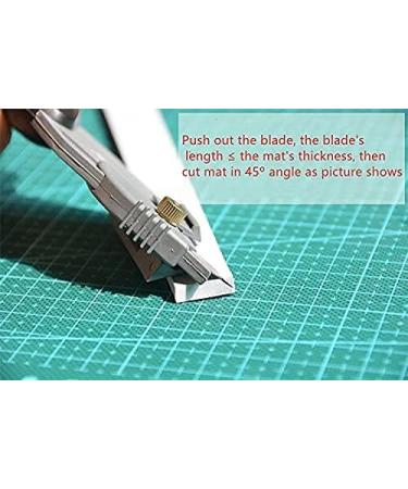 Raih 45&90 Angle Easy Mat Cutter with 6 Spare Blades - Ideal for Card, Foam, and Mat Board Cutting - Buy Online on SooperMarket.com