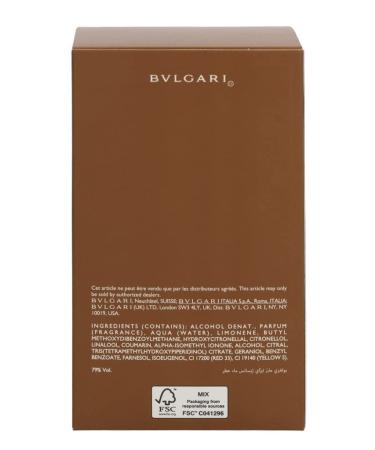 Bvlgari Man Terrae Essence for Men - 3.4 oz EDP Spray Woody Vetiver 3.4 Fl Oz (Pack of 1) - Buy Online on SooperMarket.com