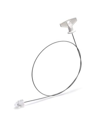 48" Long Flexible Dishwasher Cleaning Brush Sink Snake Drain Cleaning Tool Vinyl Pipe Cleaner Unclogger Tool for Kitchen Air Gap on Dishwasher Garbage Disposal & Sinks by FryOilSaver Co. B291C