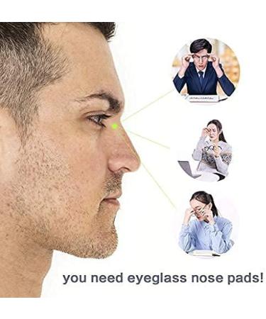 Quesuc Glasses Nose Pads 24 PCS Eyeglass Nose Pads On Soft Silicone Nosepads Nose Pads For Eyeglasses(1.5mm Transparent) - Buy Online on SooperMarket.com