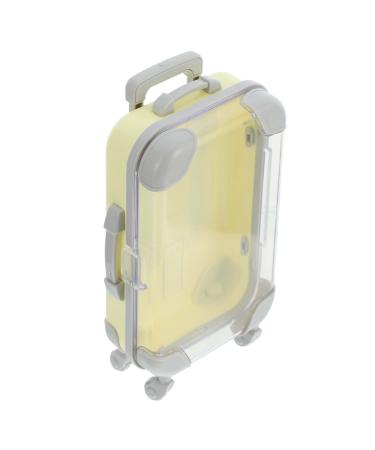 DOITOOL 1pc False Eyelash Suitcase False Eyelashes Luggage Case Eyelash Cases Empty False Eyelashes Suitcase Eyelash Holder Case Mini Luggage for Lashes Lash Boxes Plastic Storage Box