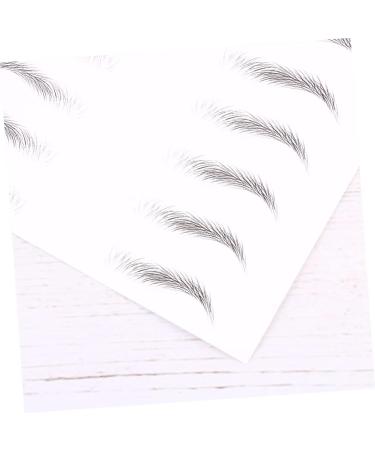 Gogogmee Artificial Eyebrow Patch 2 Sheets Black Stickers Brow Tatoo Eyebrow Makeup Tools s 3 Proof Patch - Buy Online on SooperMarket.com