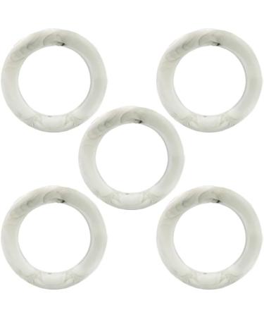 Yuanshenortey 5Pcs 65mm Silicone Teething Toys | DIY Baby Chewable Nursing & Shower Gifts - International Shipping - Buy Online on SooperMarket.com