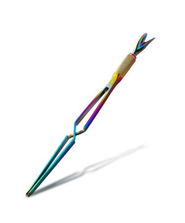 3 Way Magic Multi-Functional Manicure Pedicure C-curve Pinching Tool Cuticle Pusher Nail Art Pincher for Acrylic UV Gel Nails  NAT176 (Colorful)