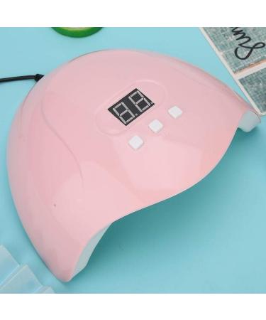 UV LED Nail Lamp 54W 18pcs UV LED Nail Light Portable Nail Lamp Professional Nail Dryer Gel Polish Light with 3 Timers Professional Nail Art Tools(Pink) - Buy Online on SooperMarket.com