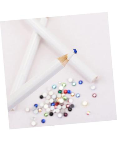 DOITOOL 96 Pcs Nail Point Drill Pencil Rhinestone Picker Pen Dotting Manicure Pen Nail Art Wax Pen Crystals Picking Pen Wax Rhinestone Picker Nail Art Gems Ballpoint Pen Wood White Pickup - Buy Online on SooperMarket.com