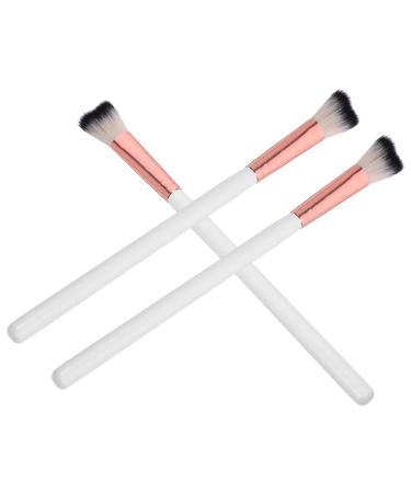PLAFOPE 3pcs Fish Tail Brush Nose Shadow Brush Nose Contour Brush Nose Contour Makeup Brush Nose Makeup Tool 18.50X1.00X1.00CM As Shown