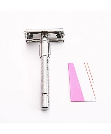 Harayaa 5x Adjustable Double Edge Safety Razor for Men - Premium Home Shaving Kit with Blade - International Shipping Available - Buy Online on SooperMarket.com