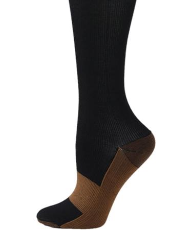 RiToEasysports Knee High Compression Socks - Breathable Stretchy 3 Pairs S/M for Sports | International Shipping - Buy Online on SooperMarket.com