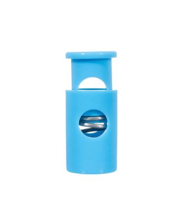 Paracord Planet Single Barrel Hole Top Cord Lock - Multiple Colors and Pack Sizes Turquoise 5 Pack