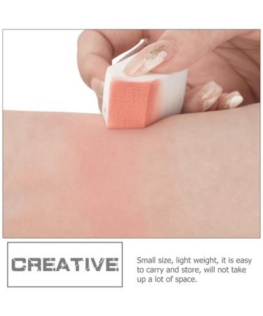 Housoutil 50 Makeup Sponges - Curve Blending Applicators for Foundation | Synthetic Latex White Beauty Tools - Perfect for Flawless Application - Buy Online on SooperMarket.com