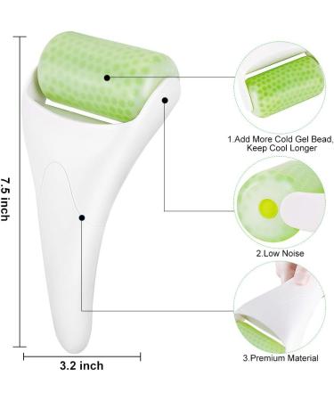 BFASU Ice Roller for Face & Eye Puffiness Relief | Facial Massager for Migraine & Headaches | Anti Wrinkle Skin Care Product - Buy Online on SooperMarket.com