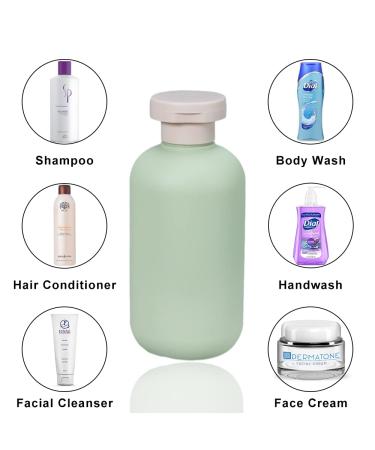 Pack of 4 Refillable Squeeze Bottles with Flip Cap - Travel-Friendly 200ml Plastic Containers for Creams Lotions Shampoo & Conditioner - Buy Online on SooperMarket.com