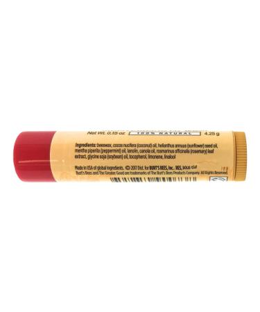 BURT'S BEES Peppermint Lip Balm - Natural Moisturizing Lip Care 0.15 OZ | Shop Internationally - Buy Online on SooperMarket.com