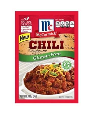 McCormick Gluten Free Chili Seasoning Mix (4 Pack) 1 oz Packets
