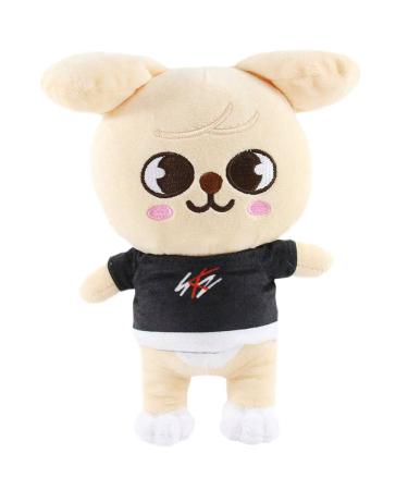 Nesloonp Stray Cuddly Toy Skz SKZ Plush Bbokari Skz Stan Stray Cute Dog Plush Doll Soft Animal Plushie Stuffed Pillow Cushion Plush Doll Toy Soft Toy Cartoon Soft Toy for Boys and Girls Fans Brown Bear