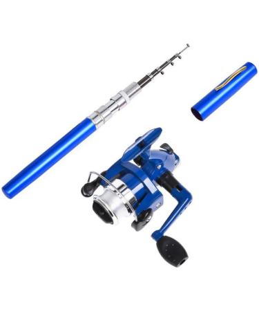 Jorzer Mini Abbey Fishing Rod - Sorty Rotating Wheel Winter Fishing Accessories Blue | International Shipping - Buy Online on SooperMarket.com