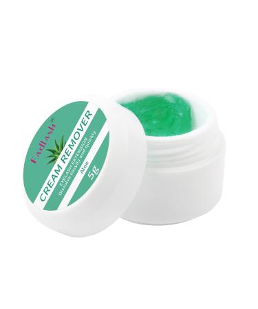 Premium Aloe Eyelash Extension Remover Cream - 5G Lash Adhesive Removal for Effortless Eyelash Care (1 Pack) - Buy Online on SooperMarket.com