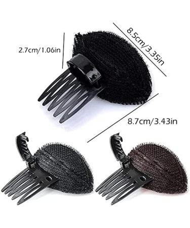 U-K 1pc Puff Hair Head Cushion Invisible Bump Up Volume Hair Base Fluffy Self Insert Hair Pad Sponge Clip Great for Women & Girls Nice and Professional - Buy Online on SooperMarket.com