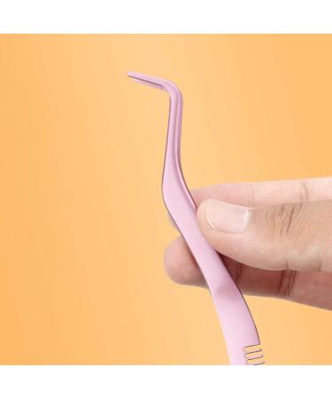 FOMIYES Eyelash Tweezers with Comb Eyelash Tweezers for False Lashes Ergonomic Eyelash Tool Convenient Eyelash Tweezer Eyelash Mascara Pink Miss Stainless Steel Belt Major - Buy Online on SooperMarket.com